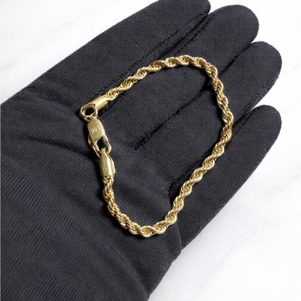 Swarovski 18k Gold Plated Rope Chain Bracelet